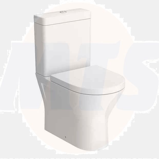 RAK Resort Mini Quick Release Sandwich Soft Close Toilet Seat - White - RAKSEAT012 MTSB001