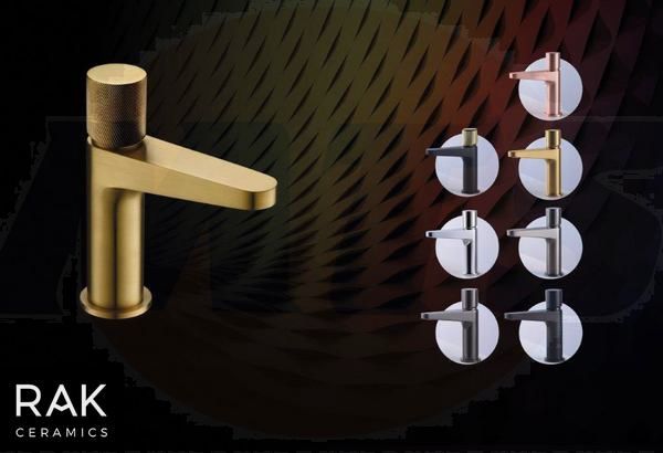 RAK Amalfi Mid Height Bsn Mxr In Brushed Gold RAKAMA3016G Bathroomsuites