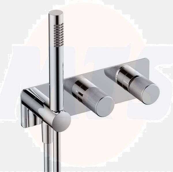 RAK Amalfi Dual Outlet Therm Conc Shwr Valve RAKAMA3305C Bathroomsuites