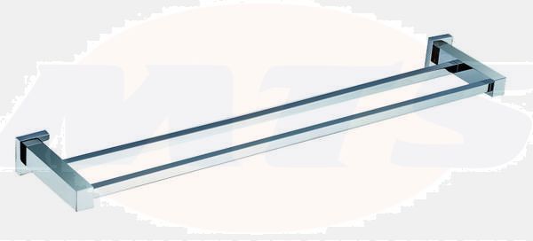 RAK Cubis Double Towel Rail RAKCUB9912 Bathroomsuites