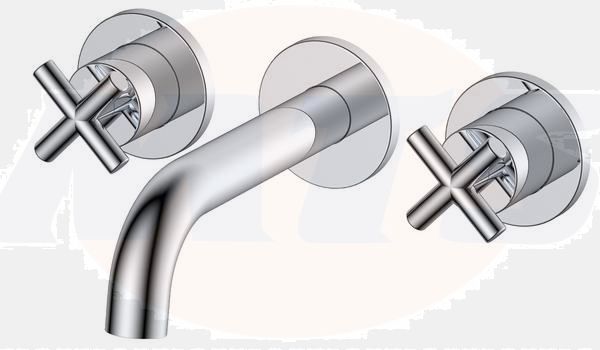 RAK Ella 3 Hole Wm Bsn Mxr RAKELL3010 Bathroomsuites