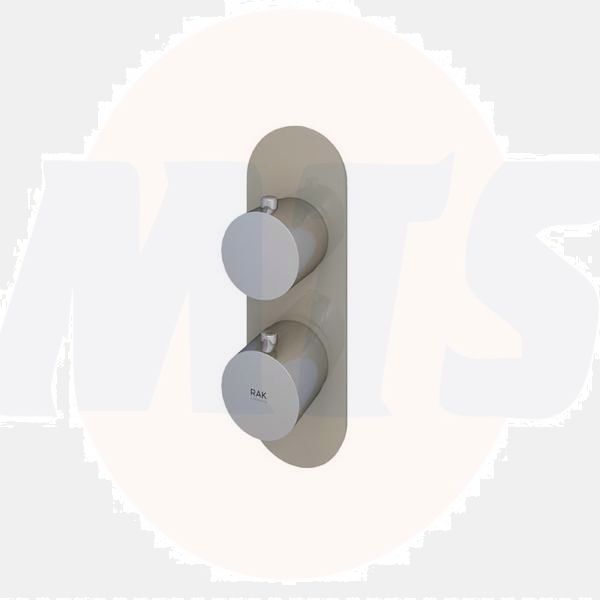 RAK Feeling Round Single Outlet Therm Shwr Valve RAKFSV1514R Bathroomsuites