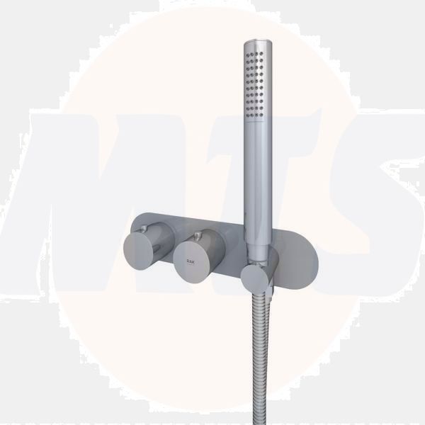 RAK Feeling Round Dual Outlet Therm Shwr Valve RAKFSV2503RHS Bathroomsuites