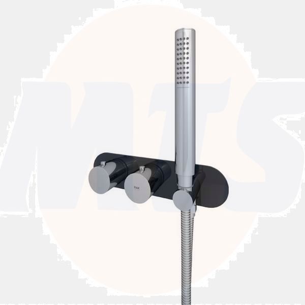 RAK Feeling Round Dual Outlet Therm Conc Shwr RAKFSV2504RHS Bathroomsuites