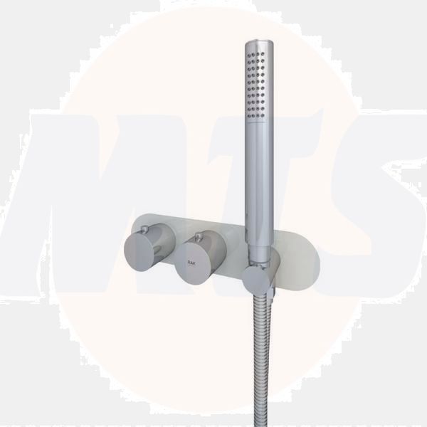 RAK Feeling Round Dual Outlet Therm Shwr Valve RAKFSV2505RHS Bathroomsuites