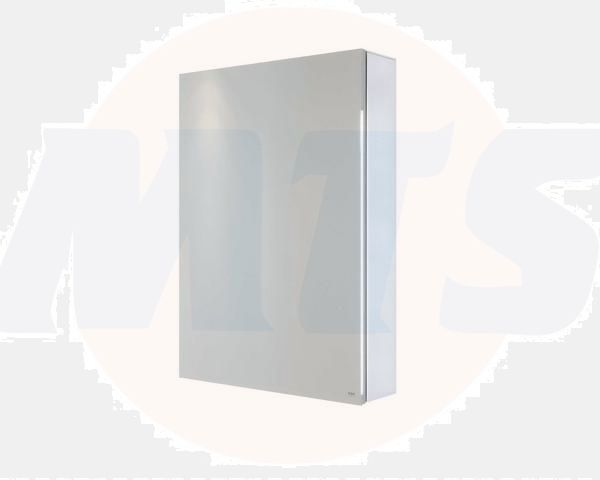 RAK Gemini Alluminium Single Dr Mirrored Cabinet RAKGEM5001 Bathroomsuites