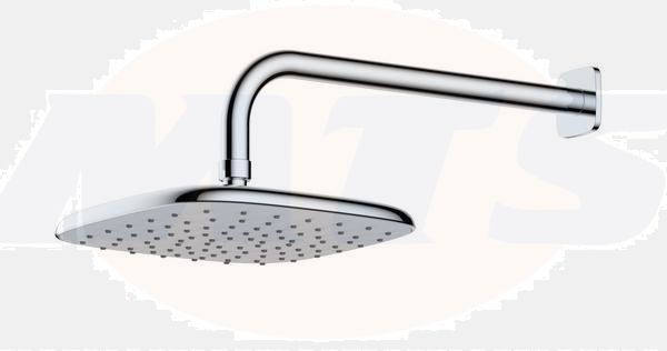 RAK Petit Sq Wm Rain Shwr Head In Cp RAKITA1017C Bathroomsuites