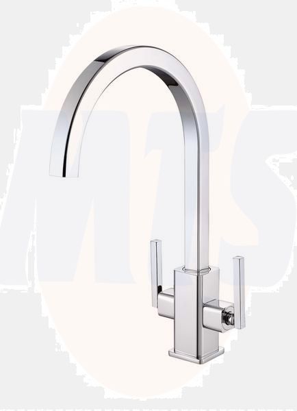 RAK Athens Modern Twin Lever Kitchen Sink Mxr RAKKIT008 Bathroomsuites