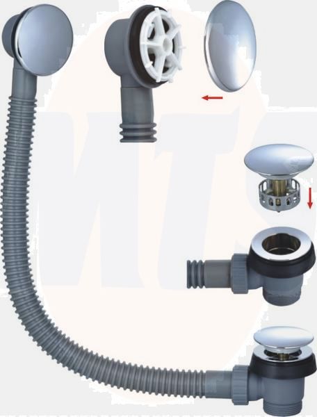 RAK Easy Clean Bath Waste And Overflow RAKL9023 Bathroomsuites