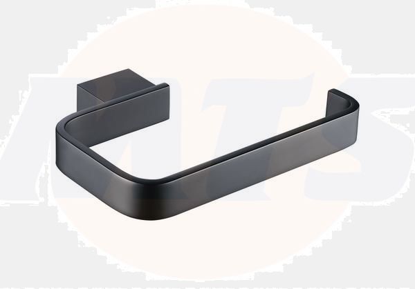 RAK Moon Toilet Roll Holder In Black RAKMOO9901B Bathroomsuites
