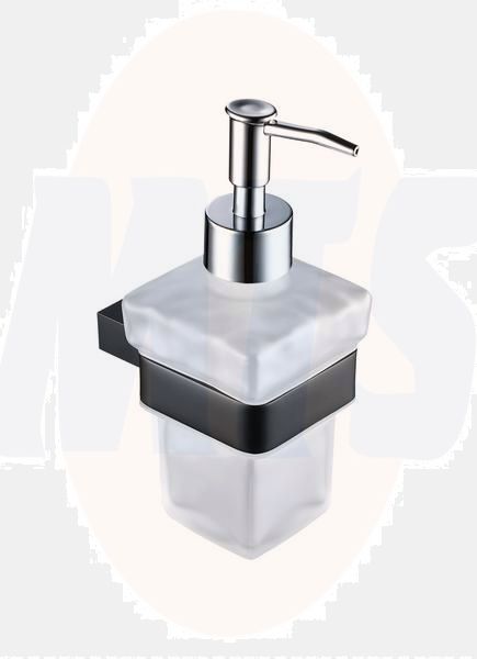 RAK Moon Soap Dispenser In Black RAKMOO9907B Bathroomsuites