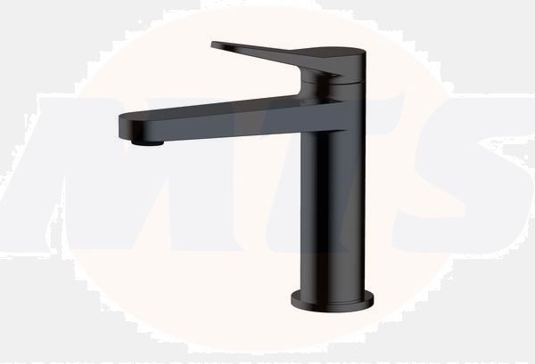 RAK Petit Round Standard Bsn Mxr In Matt Black RAKPER3001B Bathroomsuites