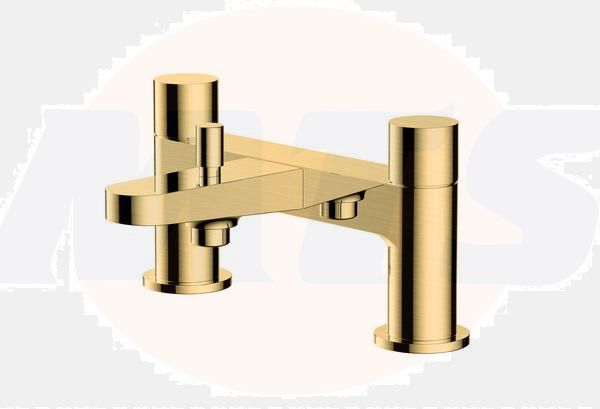 RAK Petit Round Deck Bsm In Brush Gold RAKPER3005G Bathroomsuites