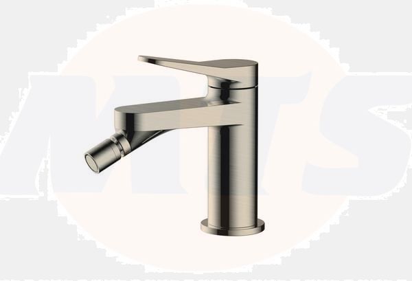 RAK Petit Round Bidet Mxr In Brushed Nickel RAKPER3006N Bathroomsuites