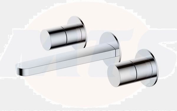 RAK Petit Round Wm 3 Hole Bsn Mxr In Cp RAKPER3010C Bathroomsuites