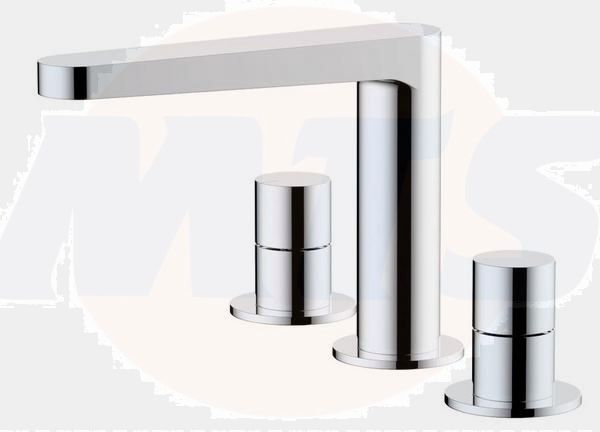 RAK Petit Round Dm 3 Hole Bsn Mxr Cp RAKPER3011C Bathroomsuites