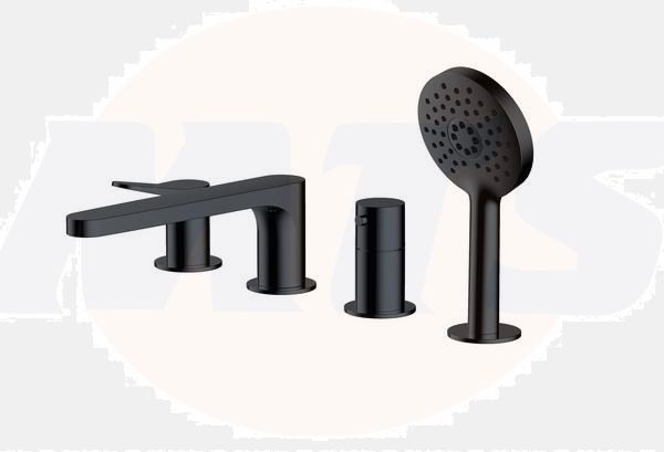 RAK Petit Round 4 Hole Dm Bsm RAKPER3013B Bathroomsuites