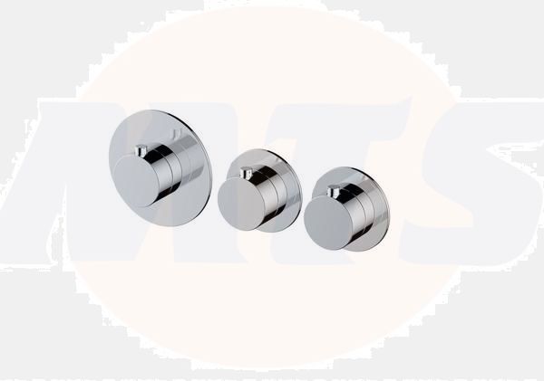 RAK Petit Round Conc Diverter, Dual Outlet RAKPER3020-2C Bathroomsuites