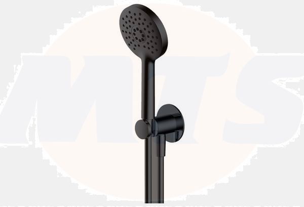 RAK Petit Round Wm Shwr Set In Matt Black RAKPER4005B Bathroomsuites