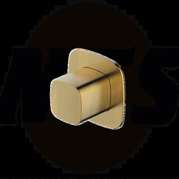 RAK Petit Sq Conc Diverter, Single Outlet RAKPES3020-1G Bathroomsuites