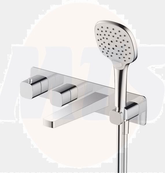 RAK Petit Sq Wm Therm Bsm 2 Outlet RAKPES3306C Bathroomsuites