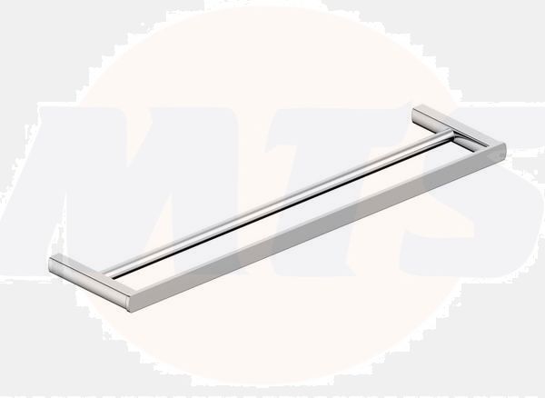 RAK Petit Sq 60Cm Double Towel Bar In Cp RAKPES9912-60C Bathroomsuites