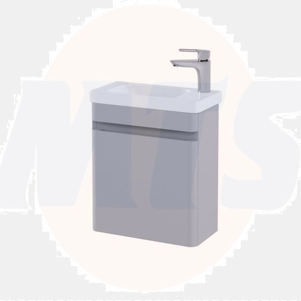 RAK Resort 450 Cloakroom Bsn Unit In Matt Stone RAKRSTWBU45601 Bathroomsuites