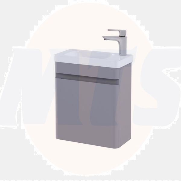 RAK Resort 450 Cloakroom Bsn Unit In Matt Mushroom RAKRSTWBU45602 Bathroomsuites