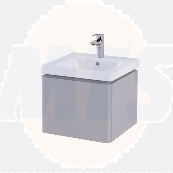 RAK Resort 550 Single Draw Bsn Unit In Matt Stone RAKRSTWBU55601 Bathroomsuites