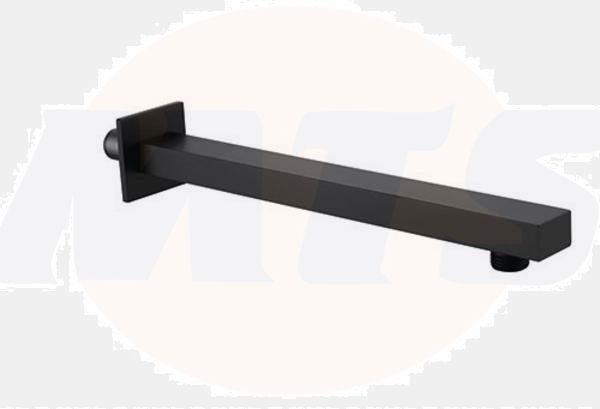 RAK 300Mm Wall Arm Sq In Black RAKSHW0001B Bathroomsuites
