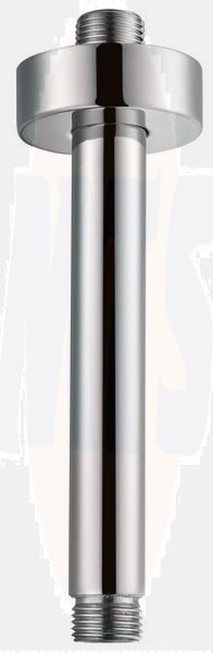 RAK 250Mm Brass Ceiling Arm Round Cp RAKSHW0004 Bathroomsuites