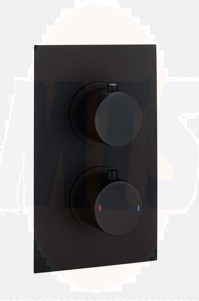 Round Dual Outlet, 2 Handle Therm Conc Shwr Valve RAKSHW3202RB Bathroomsuites