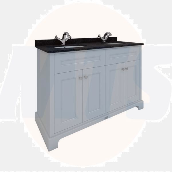 RAK Washington 1200Mm Double Bsn Unit In White RAKWBU120500 Bathroomsuites