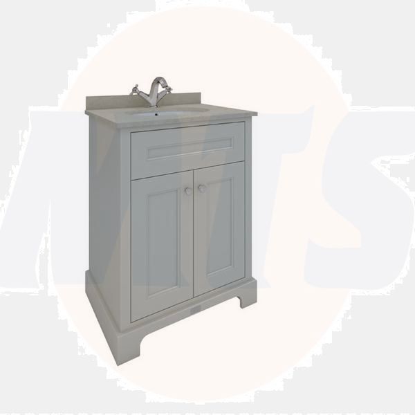 RAK Washington 600Mm Bsn Unit In Greige RAKWBU60505 Bathroomsuites