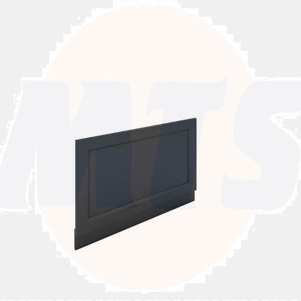 RAK Washington 800 Bath End Panel In Black RAKWEP80504 Bathroomsuites