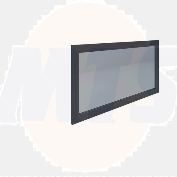 RAK Washington 1200Mm Flat Mirror In Black RAKWMR120504 Bathroomsuites