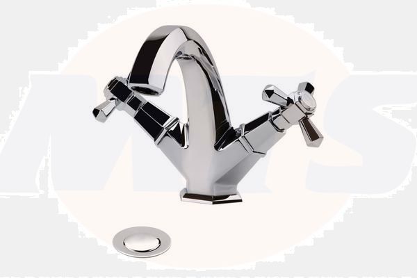 RAK Washington Mono Bsn Mxr (No Waste) RAKWTN3001 Bathroomsuites