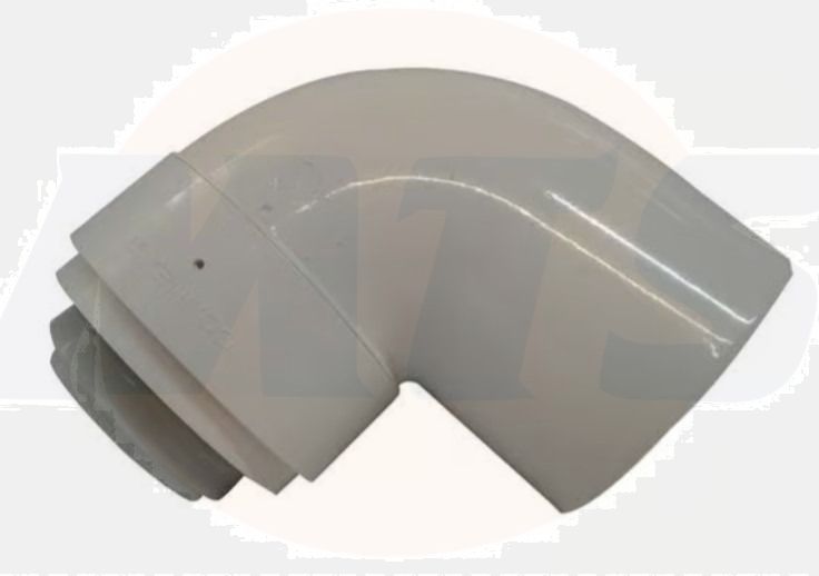 Atag 90deg concentric bend 80 x 125mm RB12C9A0