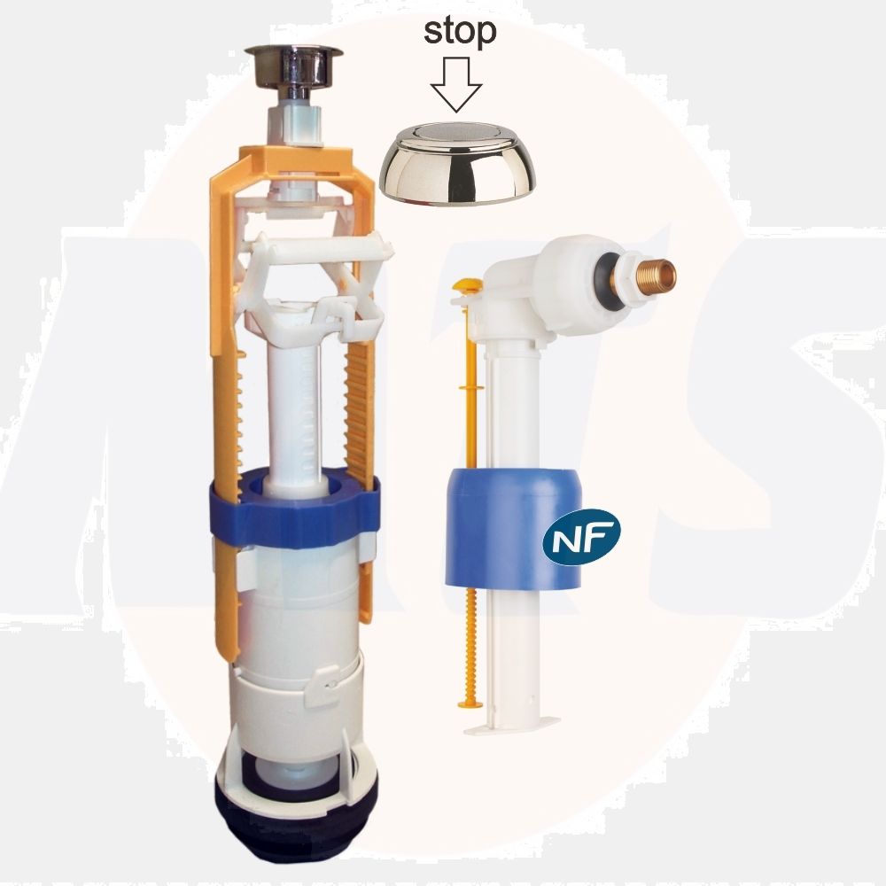 Regiplast Universal push-button mechanism with hydraulic float valve (Ref.4500)
