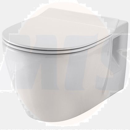 Replacement Toilet seat with soft close hinges in stainless steel with Polygien, Seat selection by measurement, OR  Find the right toilet seat using measurements