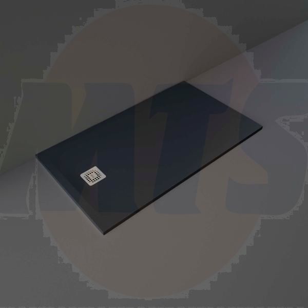 RAK Feeling Shwr Tray Black (504) 80X140 Cm RFST080140S504 Bathroomsuites