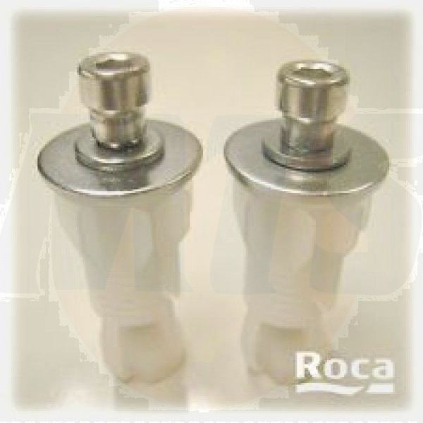 ROCA PAIR TOP FIX PEG WC TOILET SEAT HINGE FIXING KIT SET AI0002500R ROCA TOILET SEAT SPARES A10002500R
