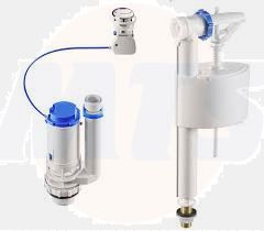 Roca 822504200 Double Flush Lower Feed Mechanism Complete Set, Chrome NEW