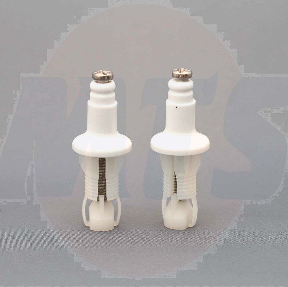 Roca AI0001800R  Removable White Toilet Seat Fastener Replacement Kit Seat