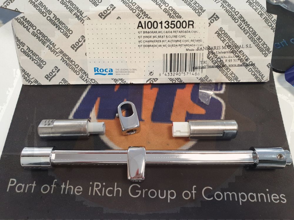 ROCA TOILET SEAT HINGES  AI0013500R TOILET SEAT HINGES 8433290571486