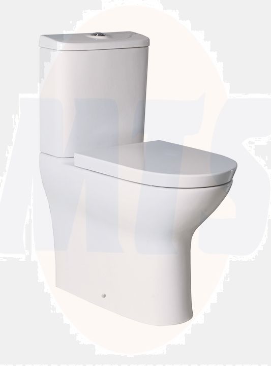 Roca Colina Soft-closing seat and cover for toilet A8019CS004