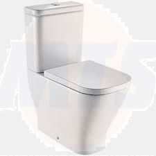 Roca Gap Soft-closing toilet seat and cover with fittings A801472004