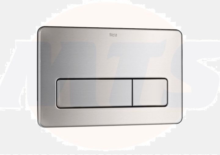 Roca In-Wall PL3 DUAL - Vandal-proof stainless steel dual flush operating plate for concealed cistern A890097004