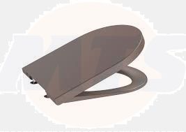 Inspira Round Soft-Close Seat - Coffee Roca Inspira A80152266B