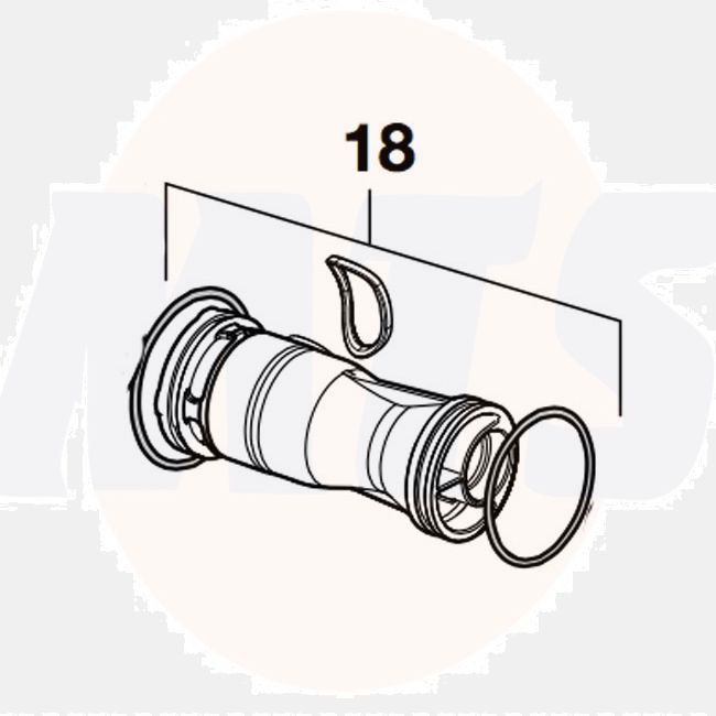 Roca Mixer Shower Thermostatic Core Kit And Victory Joints (Spare Part No. 3) Rock